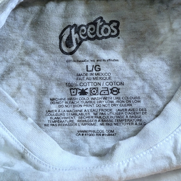 Cheetos🧀 Racing🏎 Flamin' Hot🔥 Tie Dye☮️ Graphic Tee👕 - NWOT - Picture 5 of 10